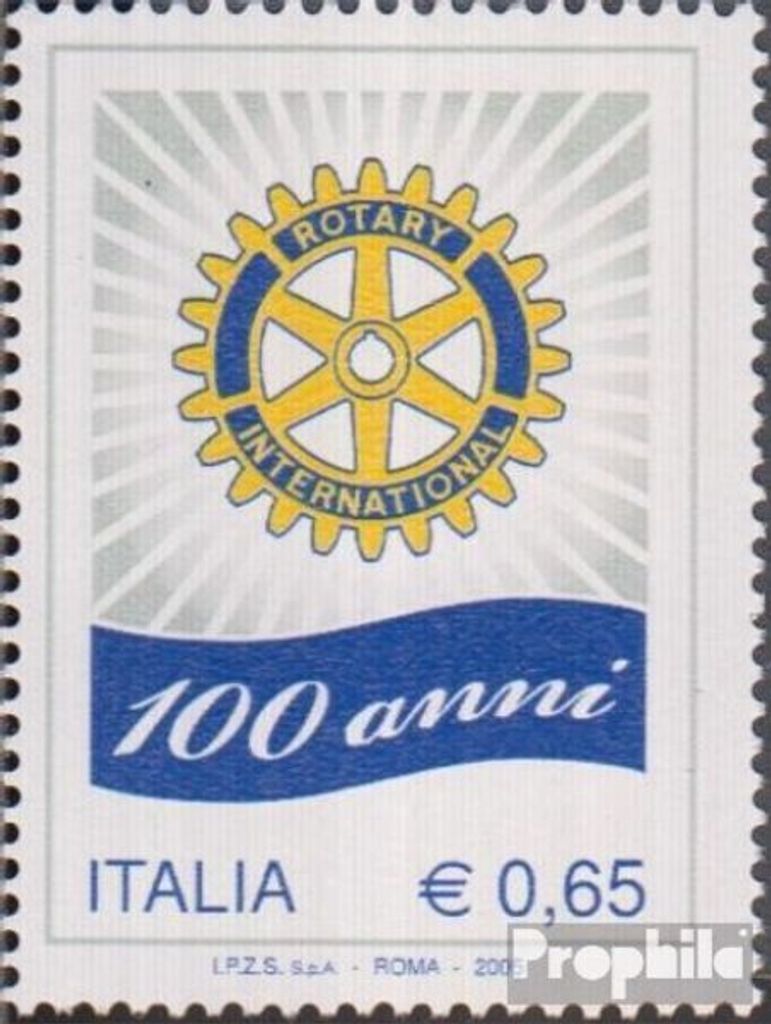 Briefmarken Italien 2005 Mi 3016 (kompl.Ausg.) postfrisch 100Jahre Rotary-International