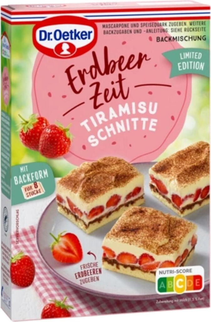 Dr. Oetker Strawberry Time Tiramisu Slice Limitovaná edice Obrázek produktu 