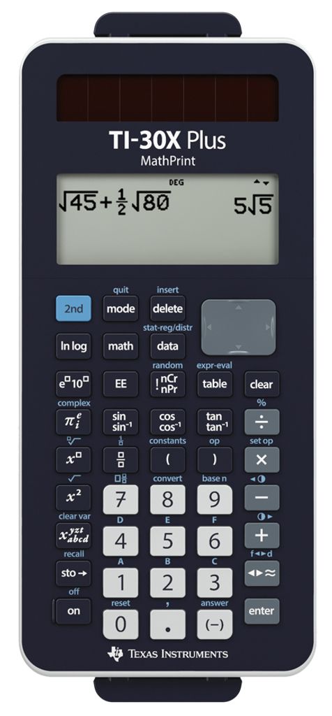 für Modell TI 30 X Pro Mathprint Schutztasche für Taschenrechner und Grafikrechner von Texas Instruments 