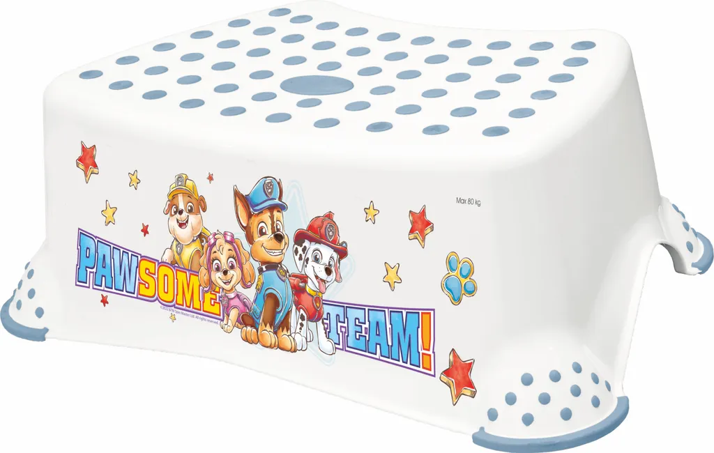 keeeper 1843110029300 keeeper sgabello per bambini "tomek Paw Patrol", bianco