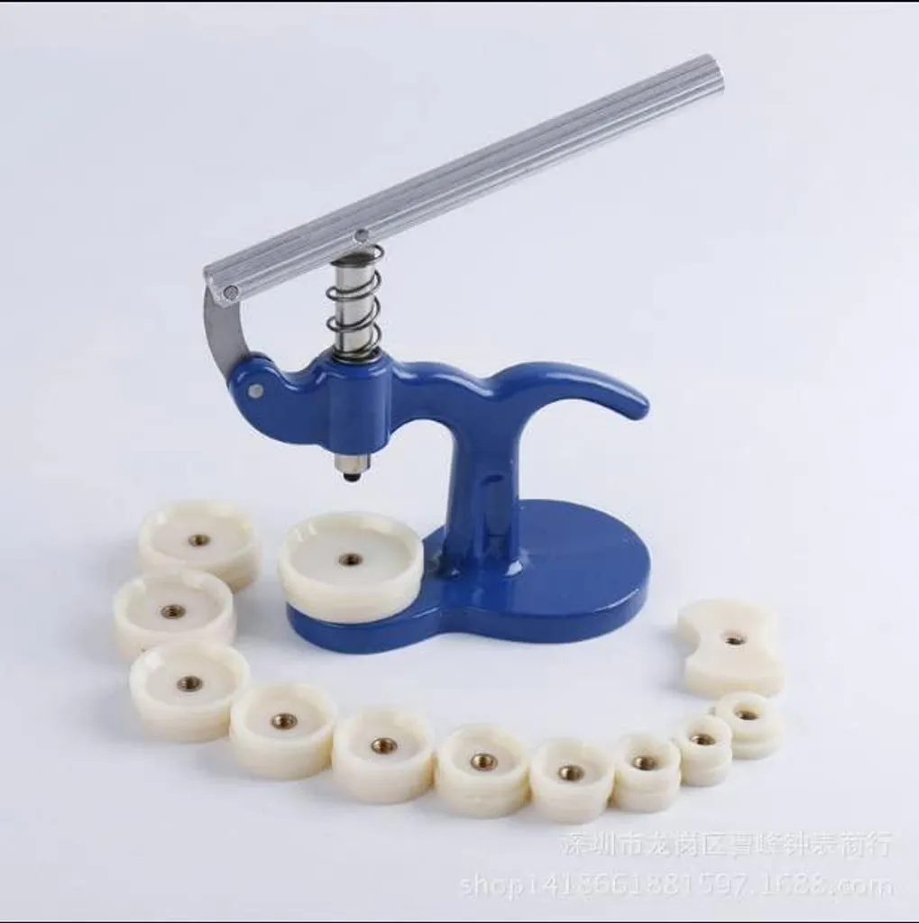 Kit pour Refermer Fond de Montre - Presse Horloger avec 12 Accessoires