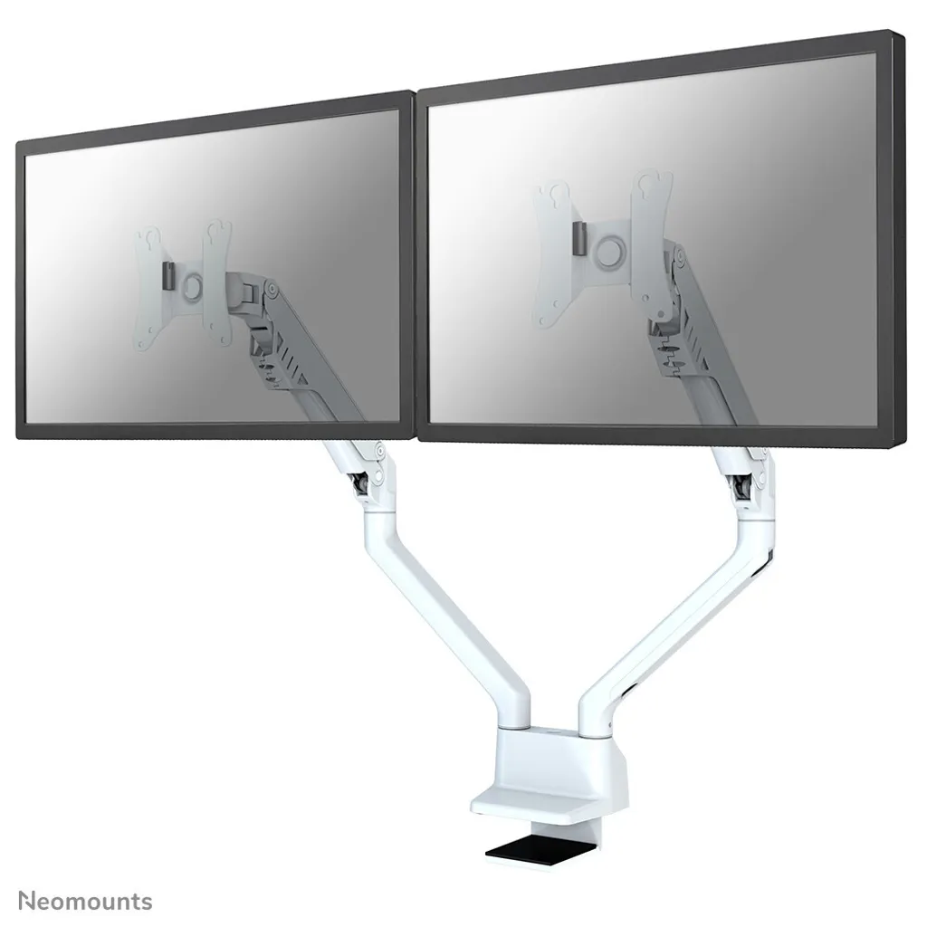 Support d'écran double Neomounts FPMA-D750DWHITE2 blanc articulé VESA