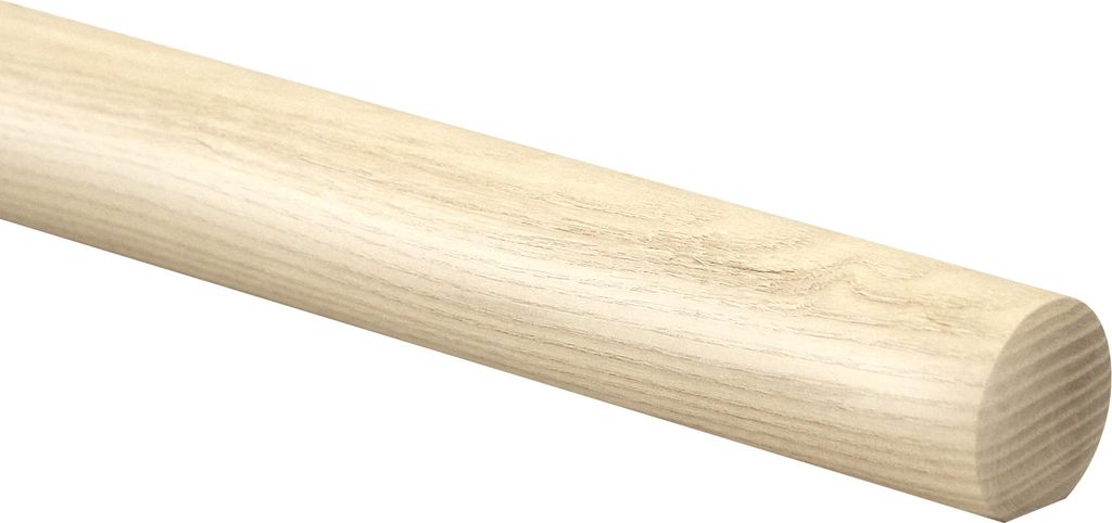 Handlauf aus Esche, 2 m, nachschneidbar, zur Sicherung von Treppen und Durchgängen