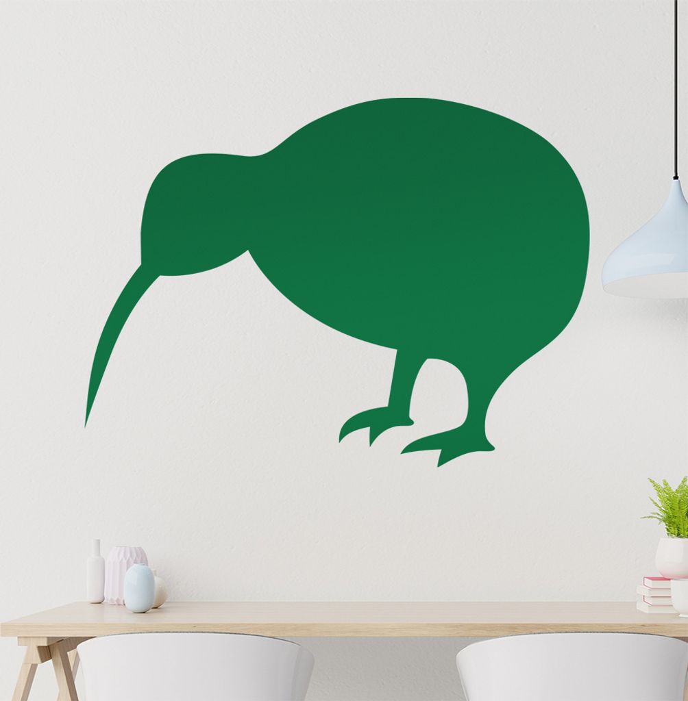 Kiwi Wandtattoo in 6 Größen - Wandaufkleber Wall Sticker - Dekoration, Küche, Wohnzimmer, Schlafzimmer, Badezimmer