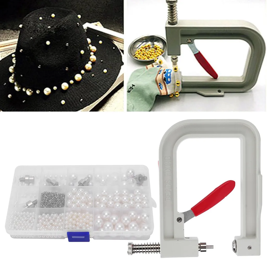 Kit Pose Perles pour Customiser Sacs et Chaussures Loisirs Créatifs
