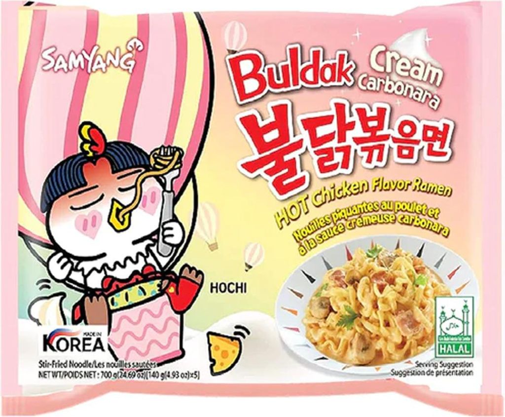 SAMYANG Buldak Cream Carbonara 140g Produktbild 