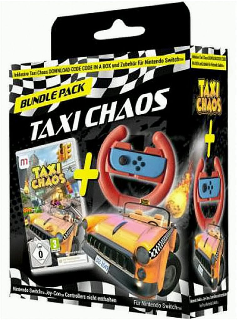 Taxi Chaos Racing Wheel Bundle (Nintendo Switch)