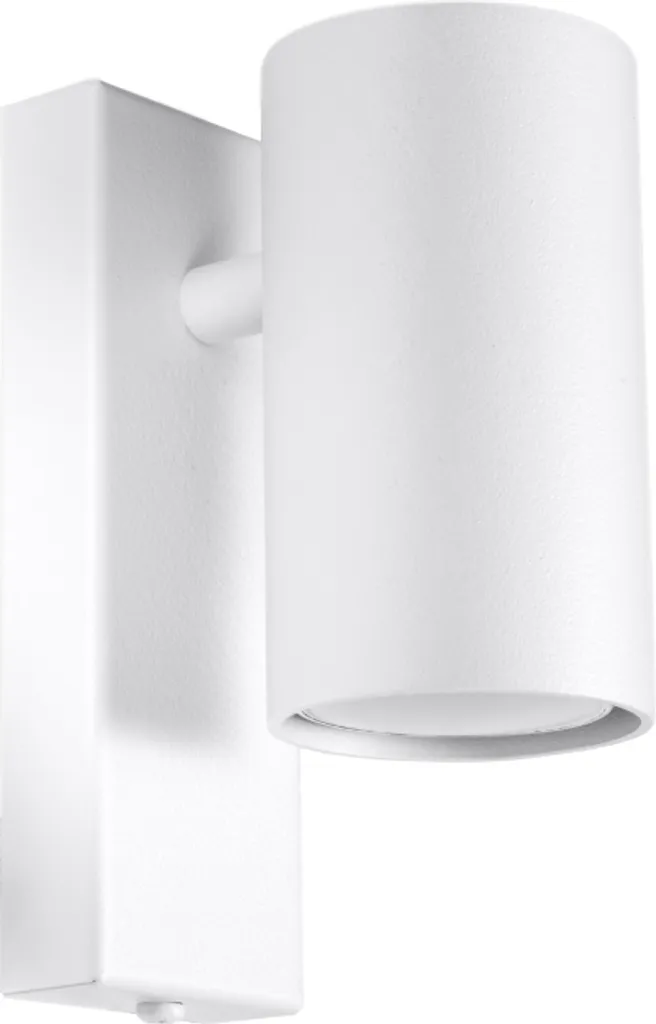 Luminaire Mural Blanc pour Chambre et Salon PINNO 1 GU10 - Spot de Lecture