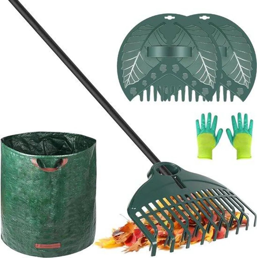 Sécateur 160 cm anti-mal de dos avec pince ramasse-feuilles et gants