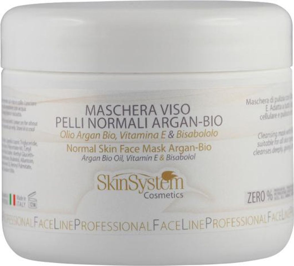 SkinSystem Normal Skin Face Mask Argan-Bio 250ml -Gesichtsmaske für normale Haut