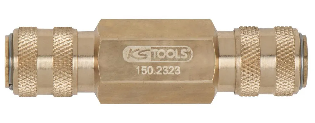 KS TOOLS 150.2323 Raccord rapide double 3/8'' pour circuit pneumatique
