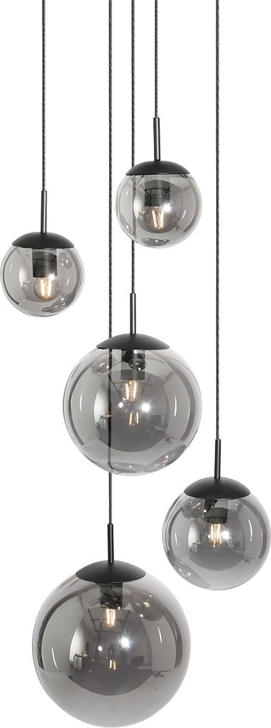 Steinhauer - lampada a sospensione - Bollique LED - nero - Immagine del prodotto 