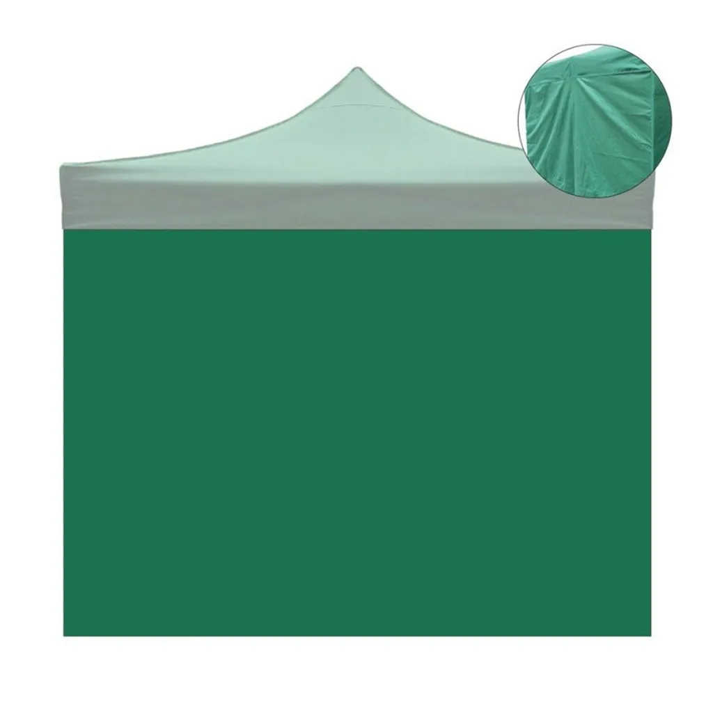 Parete Ricambio Gazebo 3x3 Verde 3x2mt Impermeabile Anti-UV