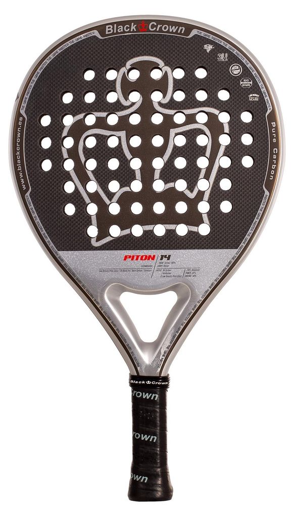 Black Crown Piton 14 Padel Schwarz Mehrfarbig