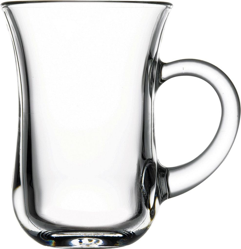 Teeglas 14,5cl m. Henkel - 6 Stück Produktbild 