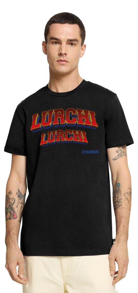 Spreadshirt Stromberg Mit Spruch Lurchi Lurchi Männer Premium T-Shirt, XXL, Schwarz