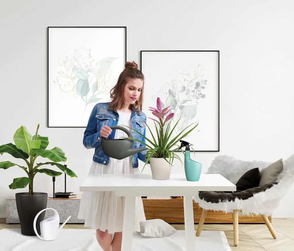 Verseur ergonomique 3L en plastique bleu pétrole mat pour la maison - 2
