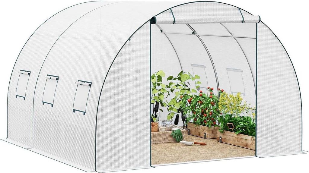 WOLTU Gewächshaus, Winterfest, mit Tür, 6 Fenstern, Produktbild 