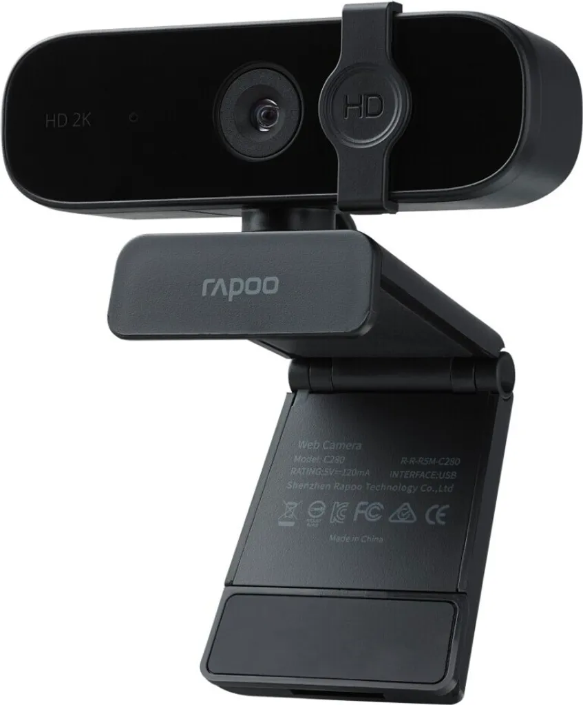 Webcam 2K avec Micro Intégré Rapoo XW2K USB Auto-Focus Image Nette - 2