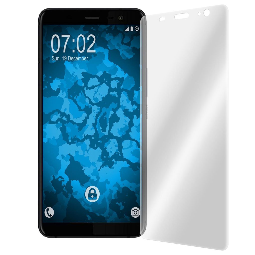 2er-Pack PhoneNatic Displayschutzfolien klar Flexible Folien kompatibel mit HTC U11 Plus