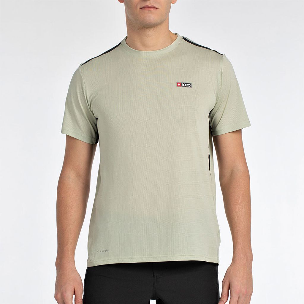 +8000 Turqui Kurzarm-t-shirt Beige 2XL Mann Beige 2XL