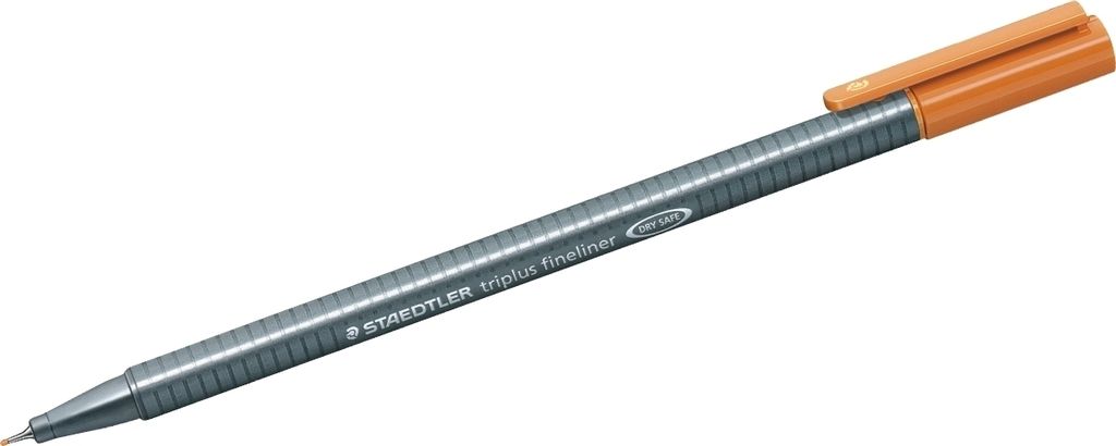 Fineliner triplus 0,3mm braun Packung mit 10 Stück