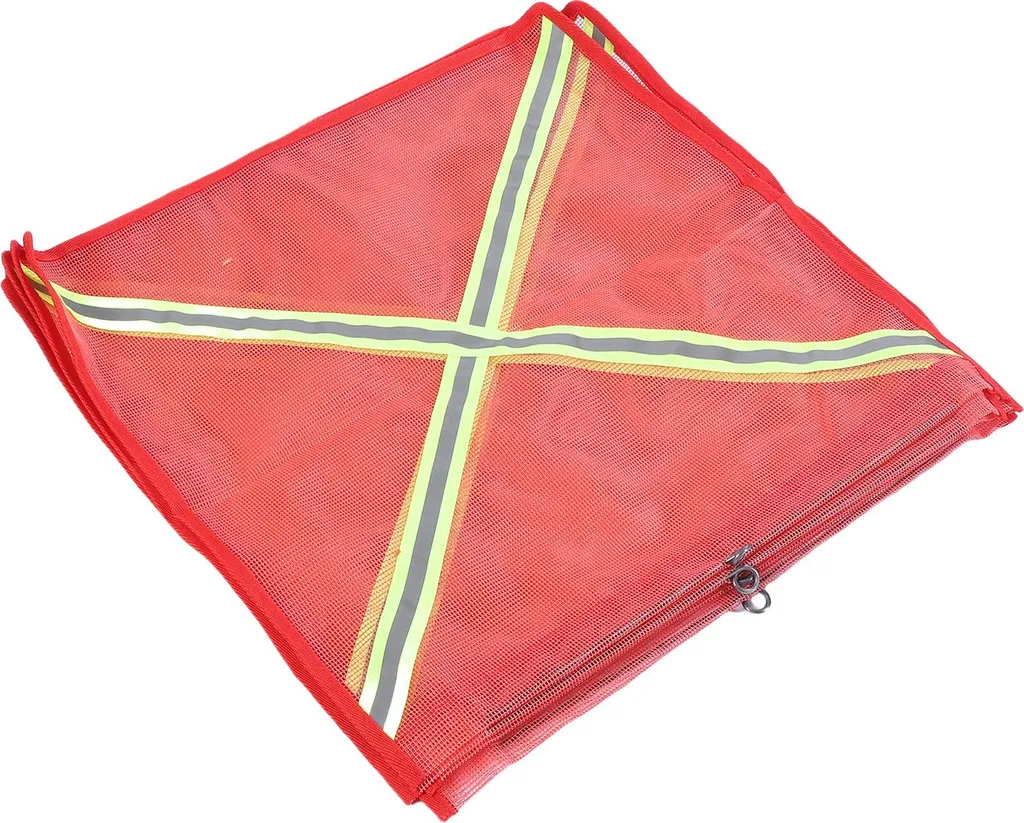 Drapeaux sécurité camions et remorques 18x18 po pour charges longues