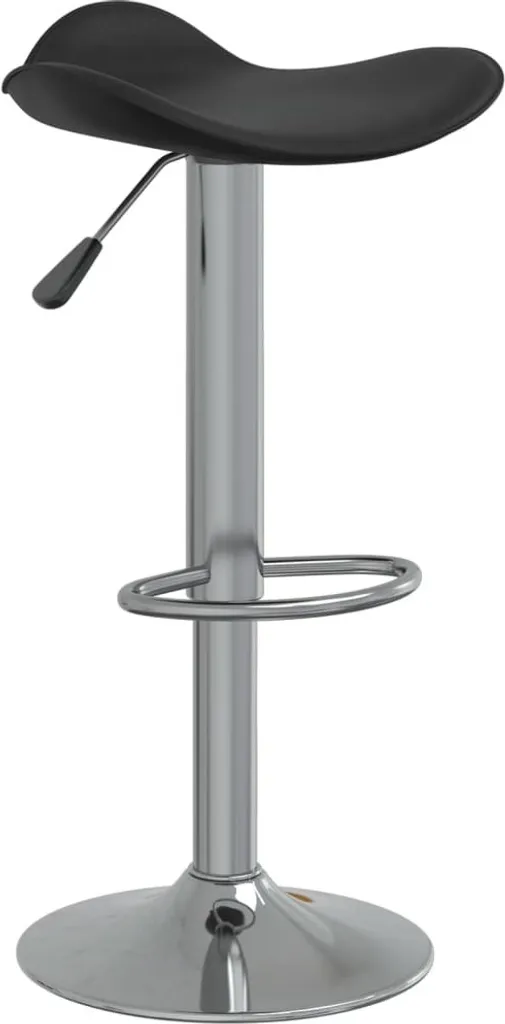SYFAX™ Sgabello Bar Design Nero: Eleganza Cromata per Cucina e Living