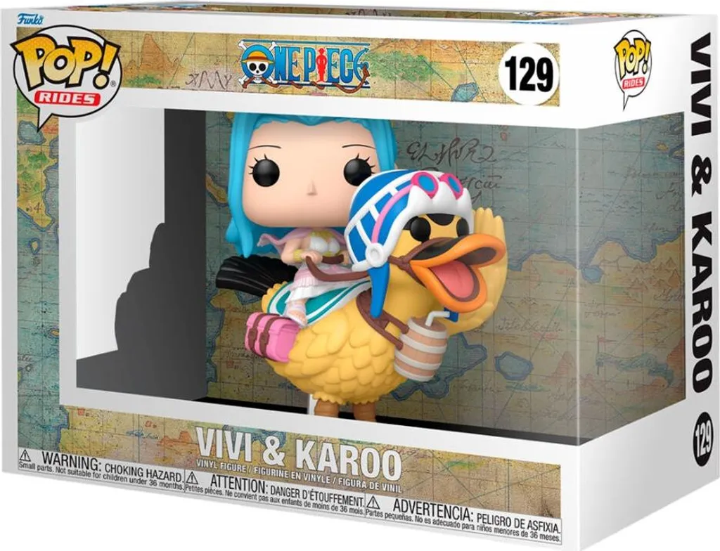 Décoration de bureau One Piece Vivi et Karoo figurine POP Ride rare