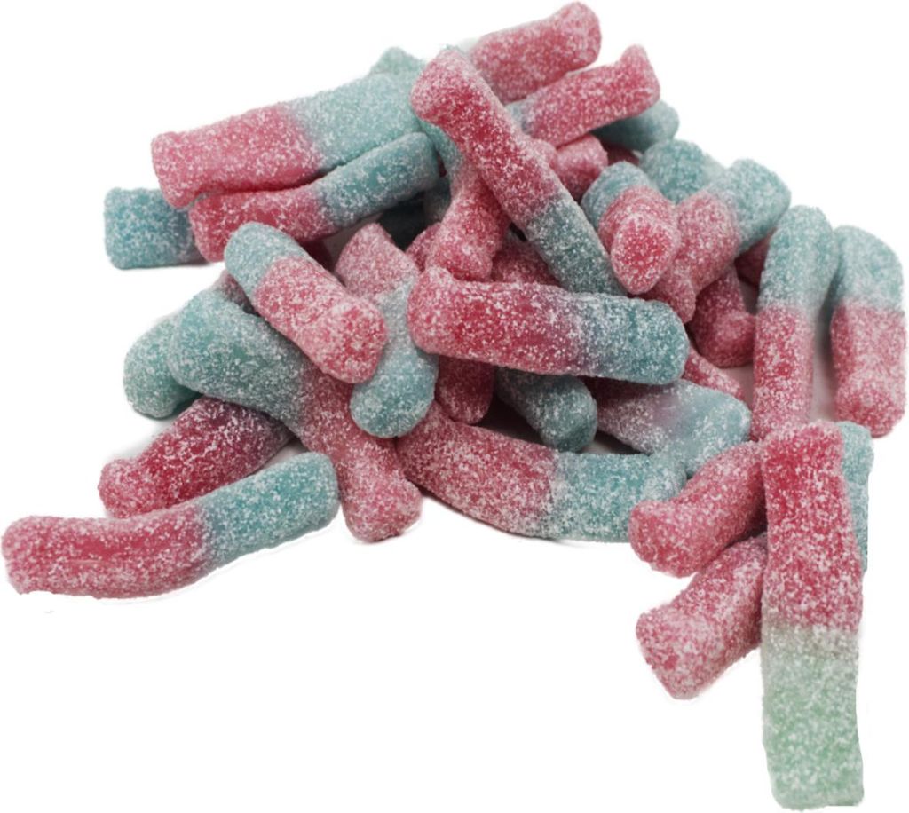 Fruchtgummi saure Bubblegum Flaschen mit Kaugummi Geschmack 300g
