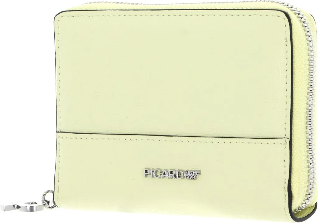 Porte-monnaie Superstar Picard en Cuir Jaune - Portefeuille Zip Around