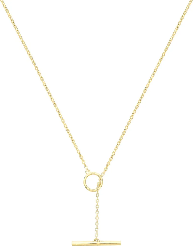 Collier en Or Jaune 375/1000 Forme Y 44cm - Bijou Femme TRS27778