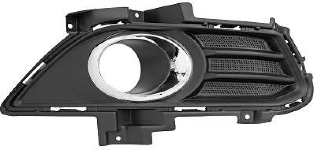 DIEDERICHS Lüftungsgitter Grill Stoßfänger für FORD Mondeo V Kombi (CF) Chrom/Schwarz