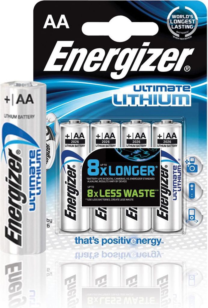 Energizer ENLITHIUMAAP4 batteria ricaricabile industriale Immagine del prodotto 