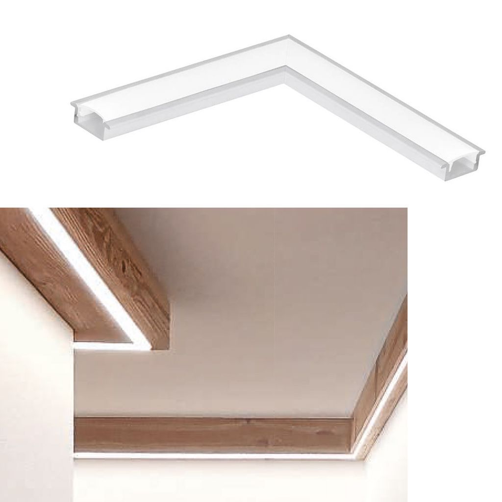 EGLO Recessed Profile 1, Profil, Decke/Wand, Weiß, Aluminium, 110 mm, 30 g