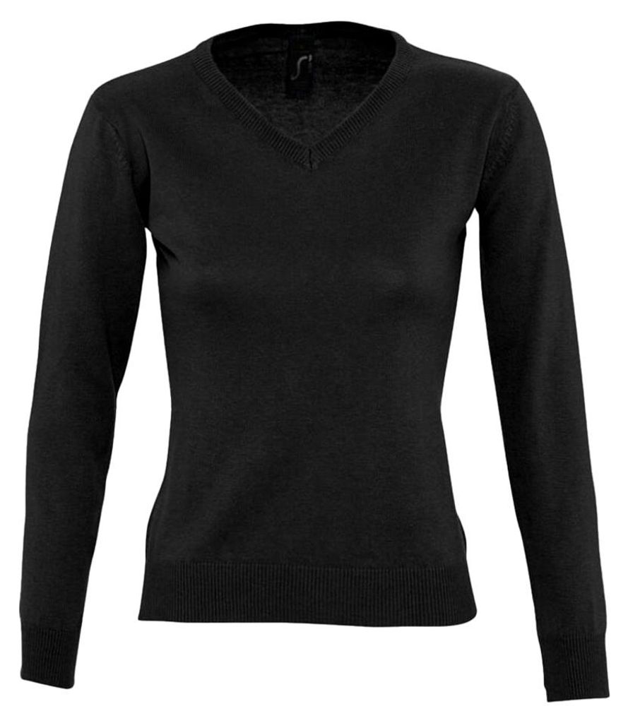 SOLS - "Galaxy" Sweatshirt V-Ausschnitt für Damen LT1420 (XXL) (Schwarz)