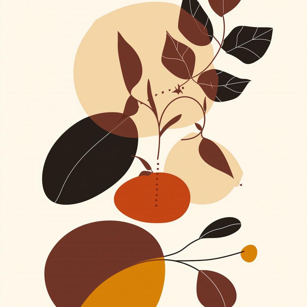 Plakat 90x90cm Herbststimmung
