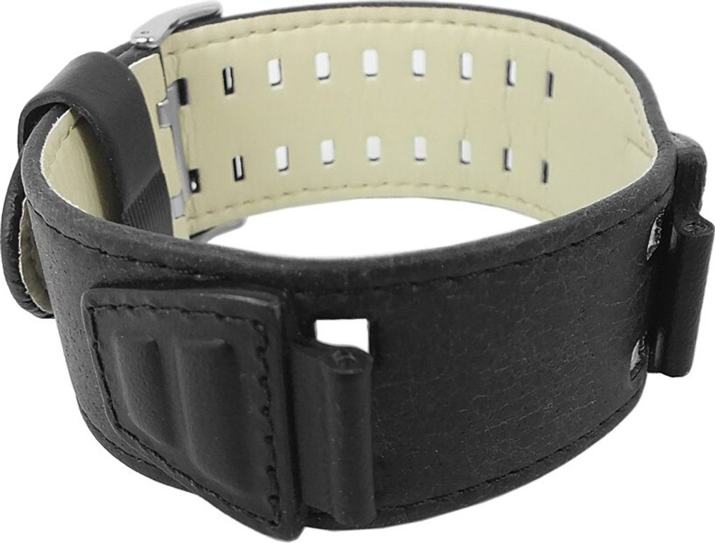 Casio Ersatzband 16mm Leder schwarz | G-7700BL AW-590BL 94809803