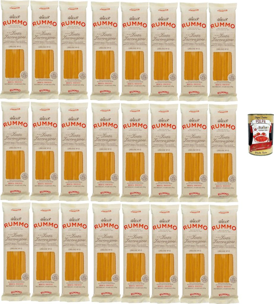 Rummo Linguine No.13 Pasta 24x500g | Hartweizengrieß, al Produktbild 