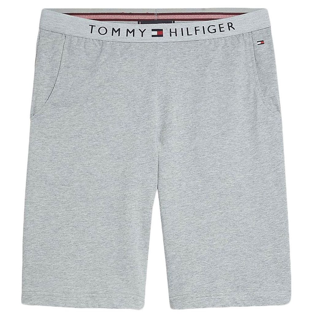 Tommy Hilfiger heren lounge short, korte broek dun, grijs
