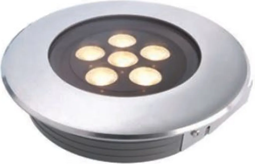Lampe sol Flat I WW argentée étanche IP67 Deko-Light 100114