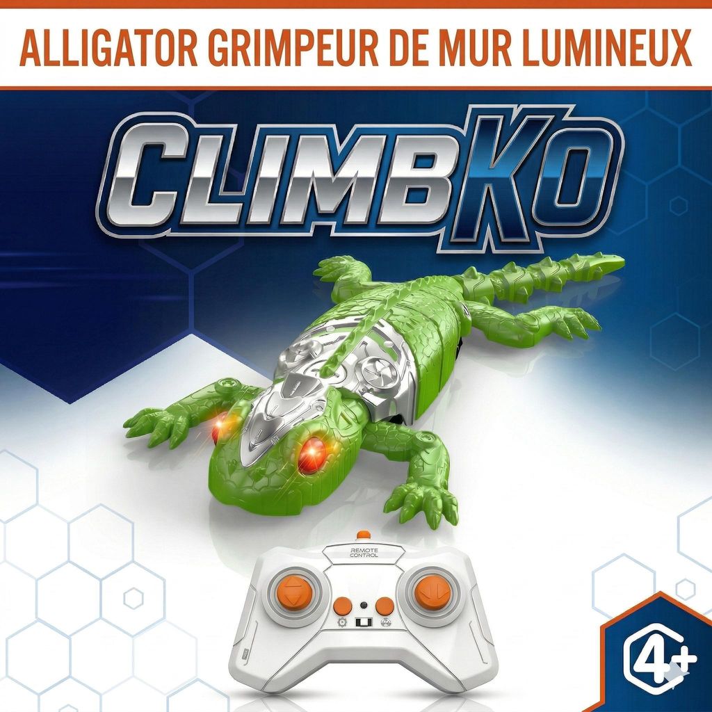 Gecko grimpeur télécommandé – Le jouet mural qui fascine les enfants Gecko grimpeur télécommandé – Le jouet mural qui fascine les enfants