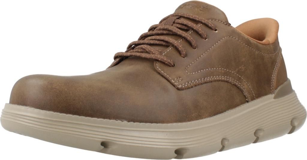Skechers Slip-Ins: Garza - Duran Veterschoenen Laag - Middelbruin - Maat 46
