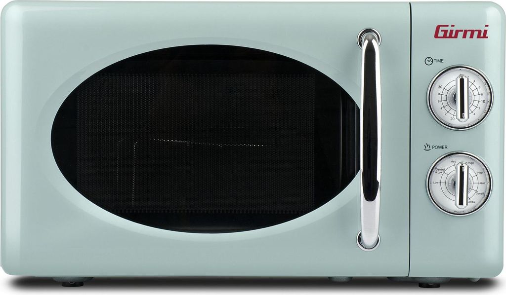 Girmi FM2100 Mikrovlnná rúra s grilom, 700W, retro, mint Obrázok produktu 