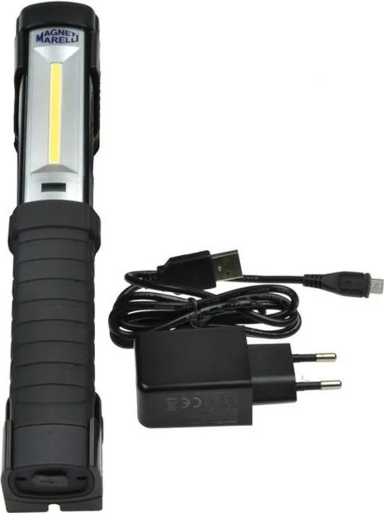 Baladeuse LED de chantier 3W 300 lm avec support magnétique pour garage