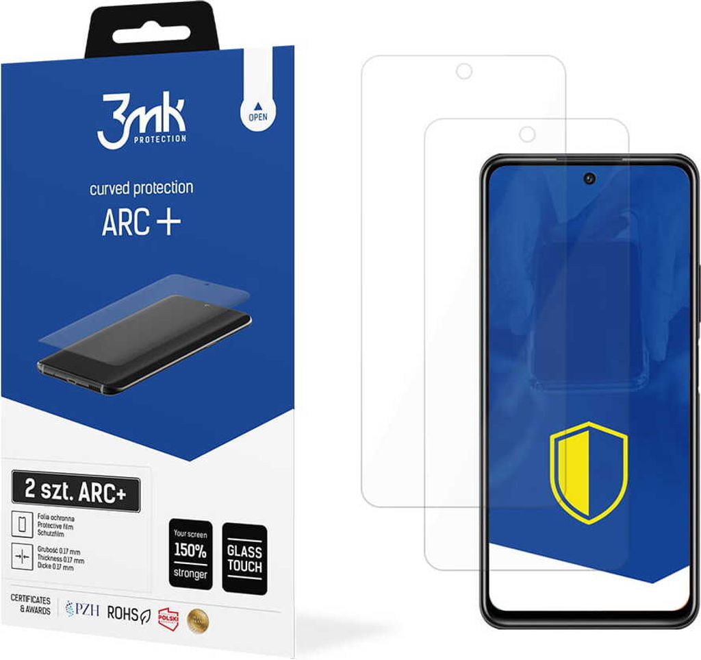 3mk Display Schutzfolie ARC+ für Honor V40 5G 0,17mm Self-Heal (2 Stück)