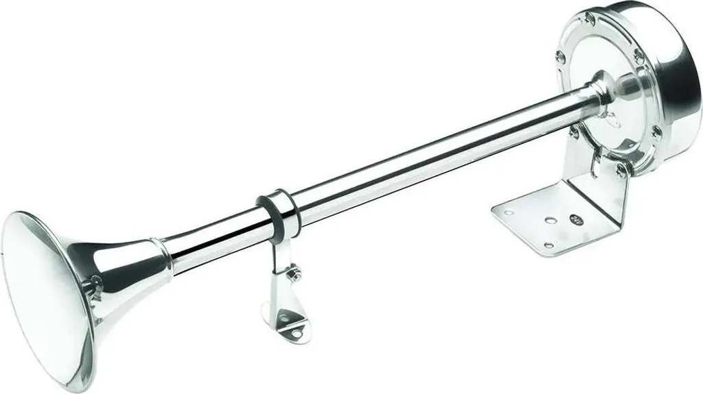 Avertisseur Sonore Grave 12V Vetus Argent - Design Compact Électrique