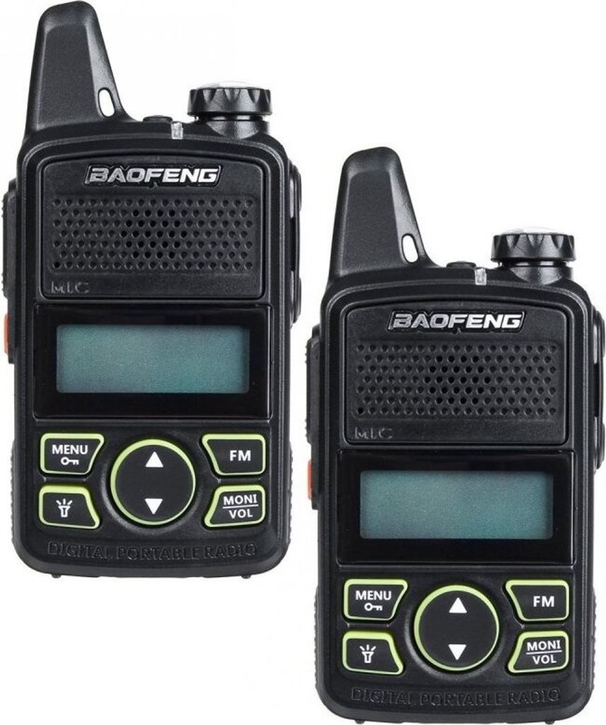 Set con 2 mini radio UHF Baofeng BF-T1 Immagine del prodotto 