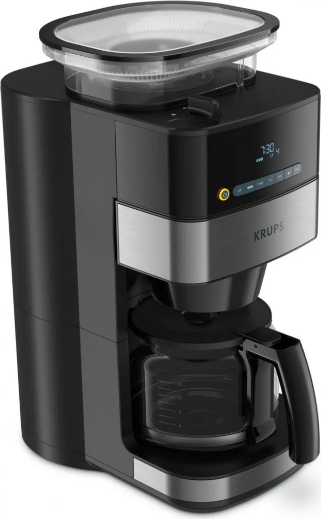 Fini le café fade avec la cafetière broyeur Krups KM8328 1,25 L