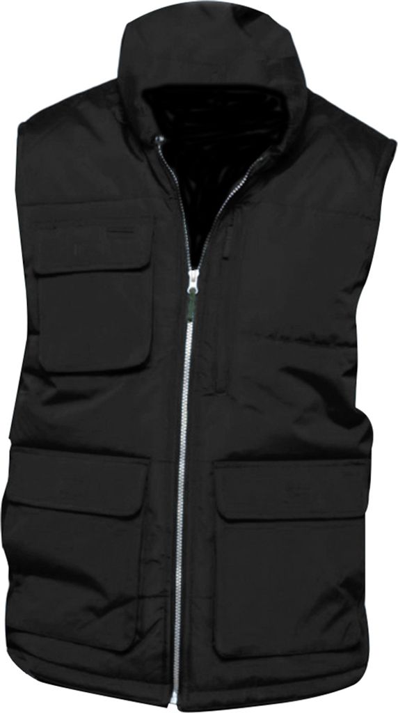 Kariban Herren Bodywarmer/Gilet gefüttert. RW4211 (4XL) (Schwarz)